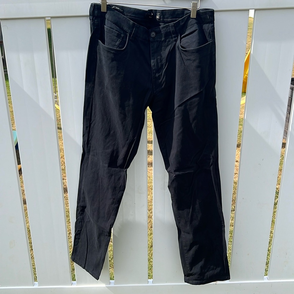 Vince Mens Slim Fit Pants Black